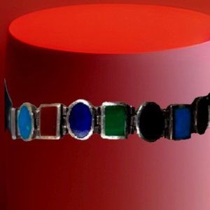 Silver Multi-Stone Bracelet